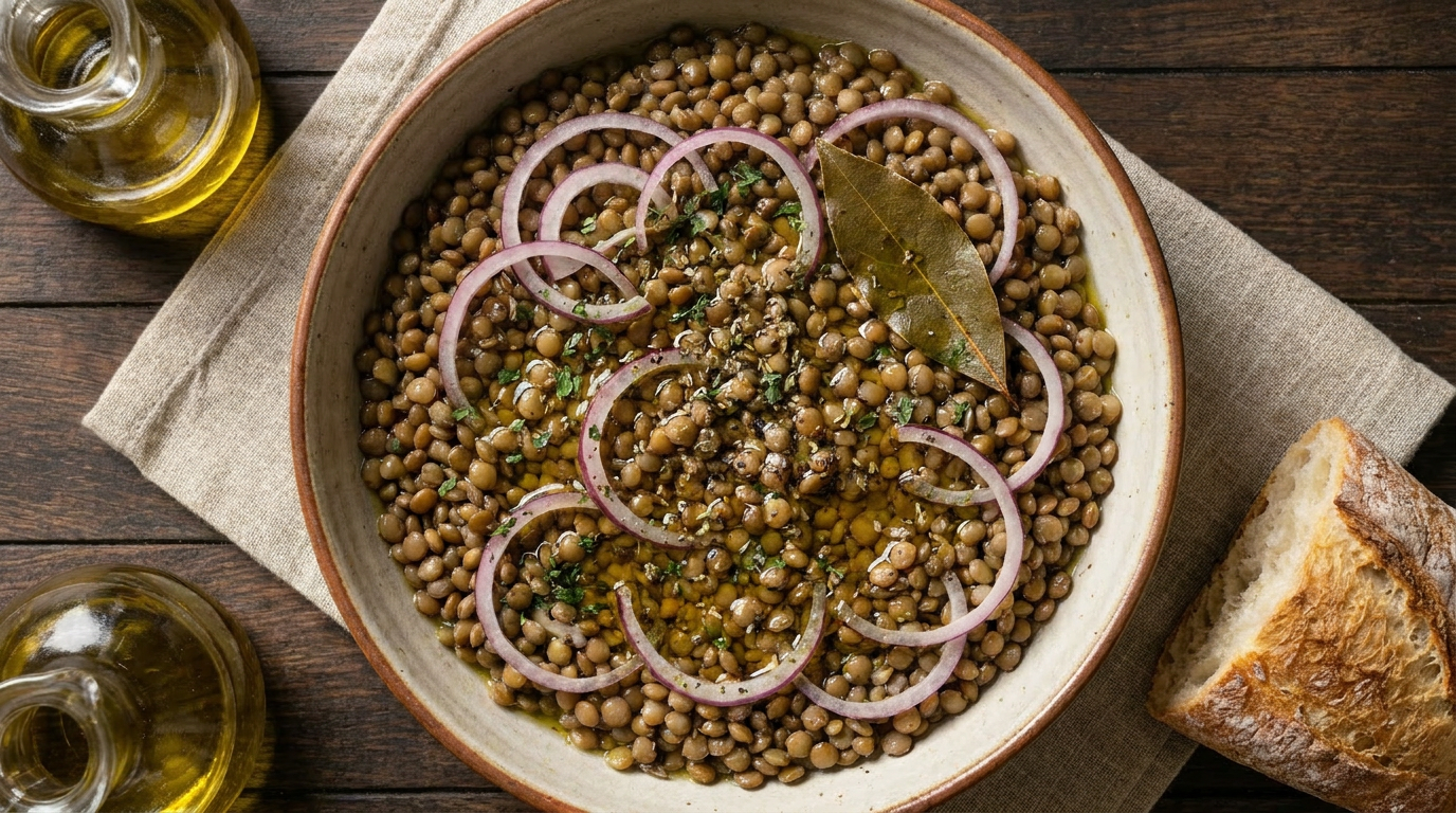 Fakes Salata - Greek Lentil Salad
