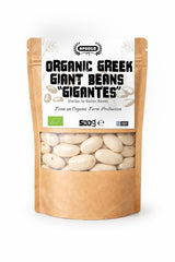 APSOGO Organic Greek Gigantes Giant Beans 500g resealable pack