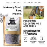 Apsogo Lavender - Dried Organic Lavender from Greece - Premium Quality & Fragrant Aroma, Perfect for Herbal Teas or Unique Culinary Blends (100g)