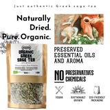 APSOGO Bio Salbeitee aus Griechenland - Premium Qualität & ausgezeichneter Geschmack (100gr)