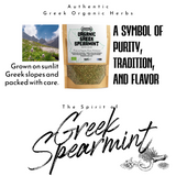 Apsogo Spearmint - Getrocknete Bio-Spearmint aus Griechenland - Premium-Qualität &amp; erfrischendes Aroma, perfekt als Gewürz- oder Kräutertee (100 g) 