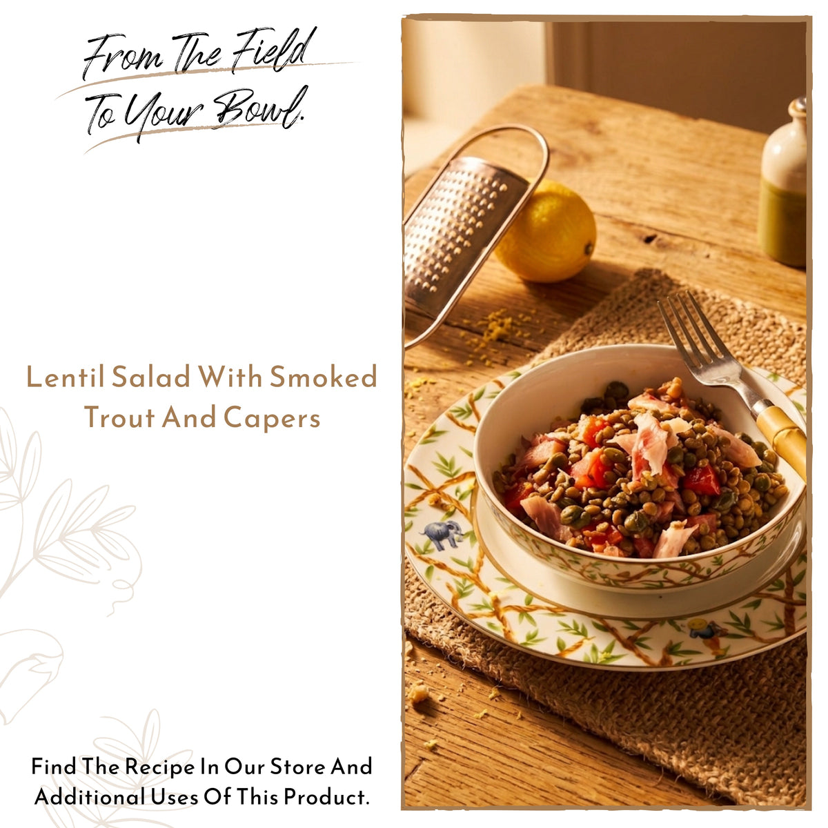 APSOGO Organic Greek Brown Lentils, product image 5