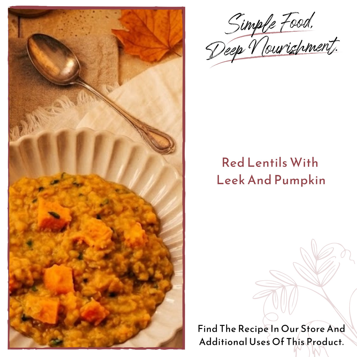 APSOGO Organic Greek Red Split Lentils, product image 4
