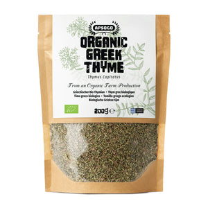 Apsoco Organic Greek Thyme package on a white background