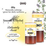 Apsogo Organic Forest Sage Honey - Pure Liquid Honey from Crete