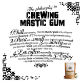 Apsogo Chios Mastiha 25g – 100% Natural Mastic Gum Tears from Greece – Medium Size – Sugar-Free, Vegan Chewing Gum, Pure Chios Mastic