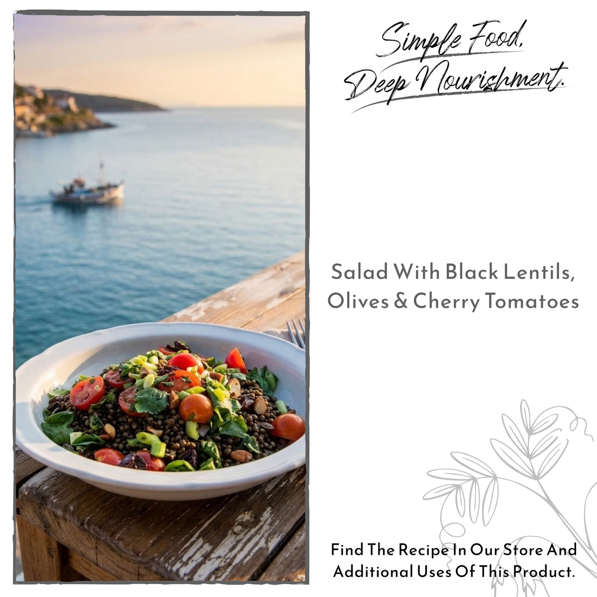 APSOGO Organic Greek Beluga Lentils, product image 4