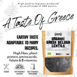 APSOGO Organic Greek Beluga Lentils, product image 3