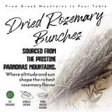 Apsogo Organic Greek Rosemary Bunches - Dried on the Stem, 50g