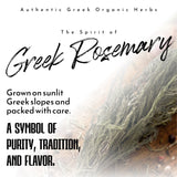 Apsogo Organic Greek Rosemary Bunches - Dried on the Stem, 50g