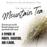 Apsogo Organic Greek Mountain Tea Bunches - Sideritis Herb, 50g