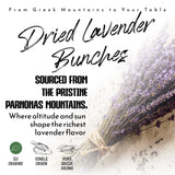 Greek Lavender Bunch - Organic, Dried, 50g