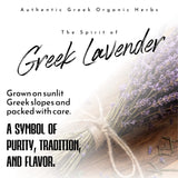 Greek Lavender Bunch - Organic, Dried, 50g