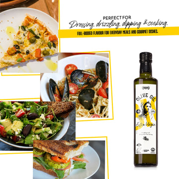 Apsogo Organic Greek Extra Virgin Olive Oil 500ml, perfect for dressing and cooking; premium cold pressed from Greece.